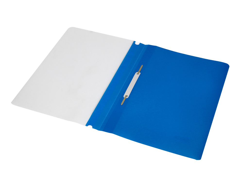 BOLSA DOSSIER Q-CONNECT FASTENER EM PLASTICO DIN A4 AZUL