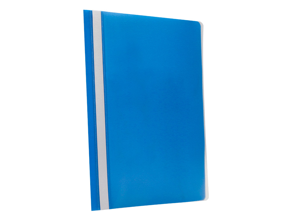 BOLSA DOSSIER Q-CONNECT FASTENER EM PLASTICO DIN A4 AZUL