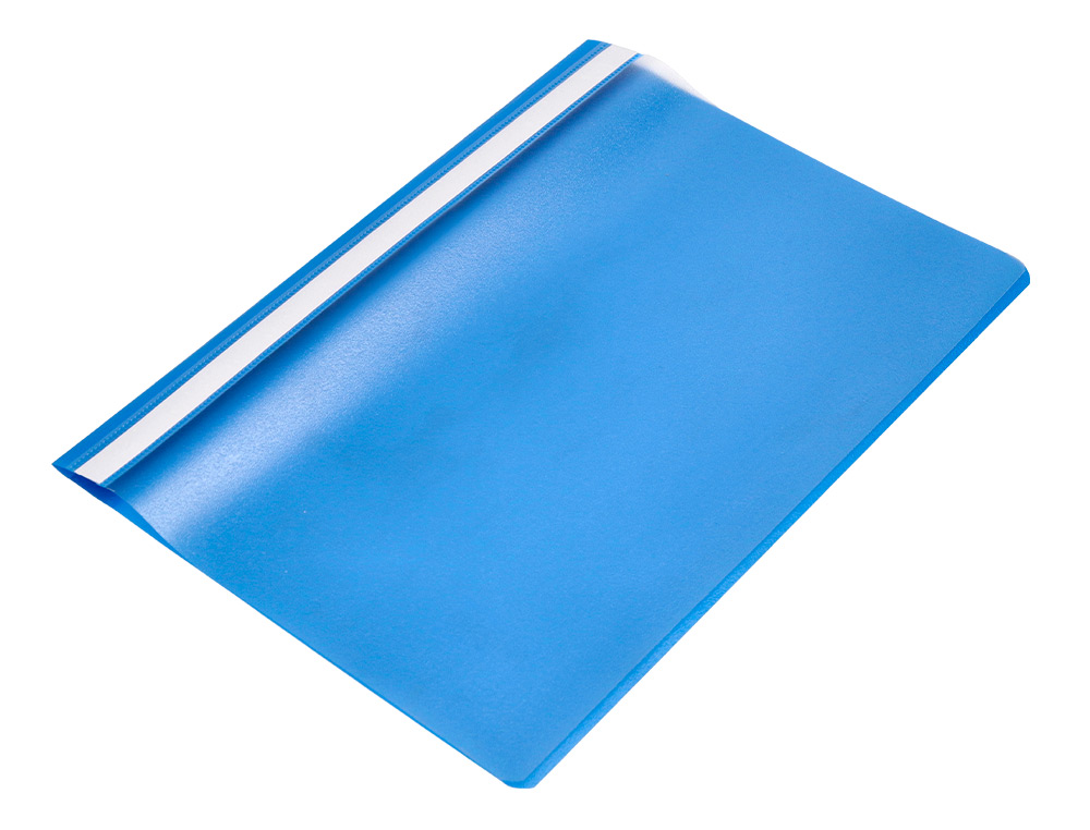BOLSA DOSSIER Q-CONNECT FASTENER EM PLASTICO DIN A4 AZUL
