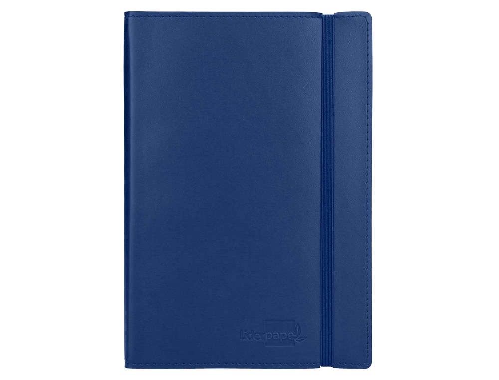 LIVRO APONTAMENTOS LIDERPAPEL QUADRICULADO DIN A5 AZUL