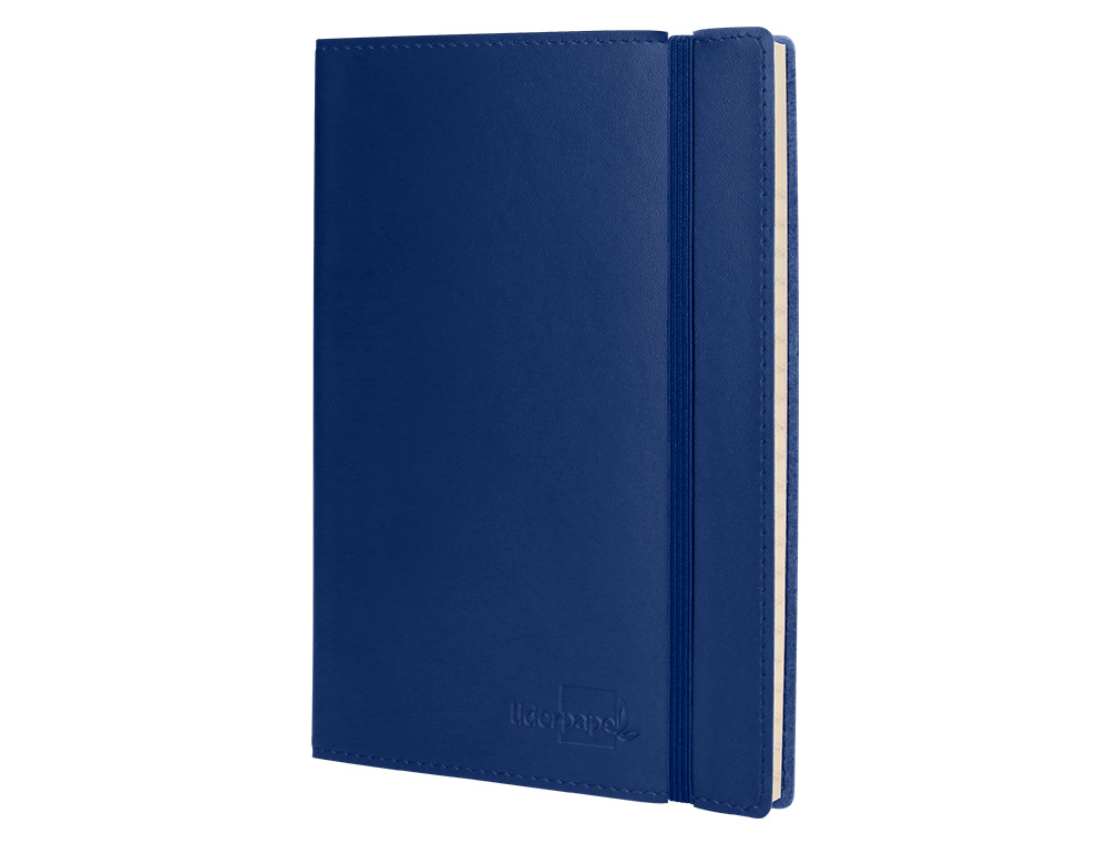 LIVRO APONTAMENTOS LIDERPAPEL QUADRICULADO DIN A5 AZUL