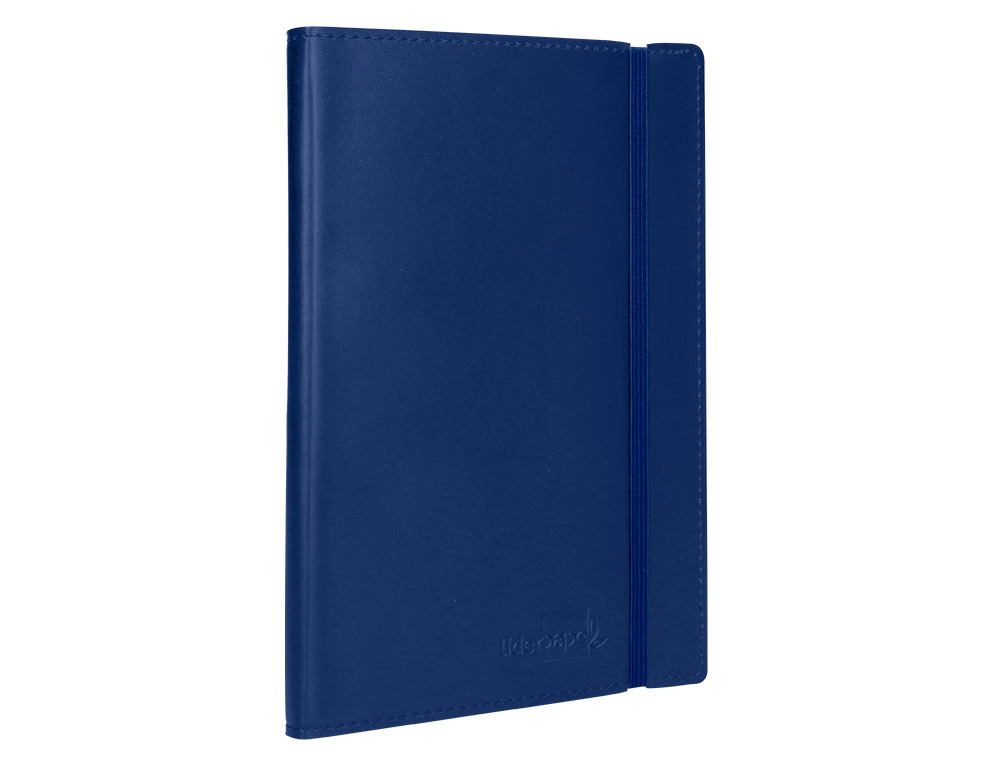LIVRO APONTAMENTOS LIDERPAPEL QUADRICULADO DIN A5 AZUL
