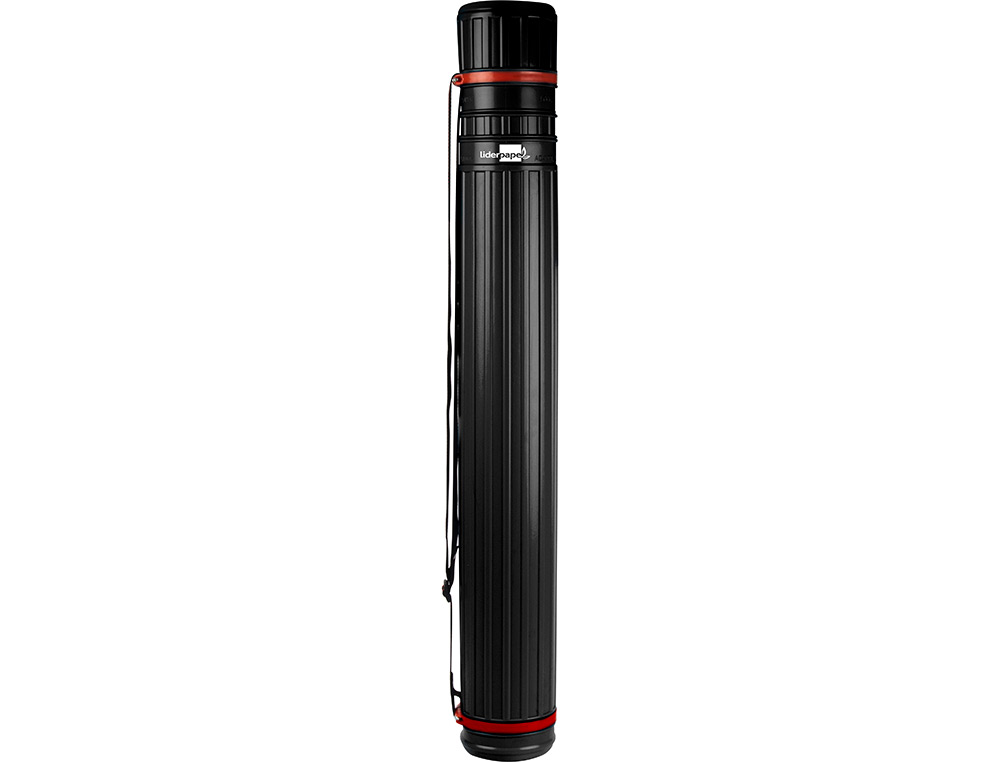 TUBO PORTA DESENHOS EXTENSIVEL 125 CM PRETO