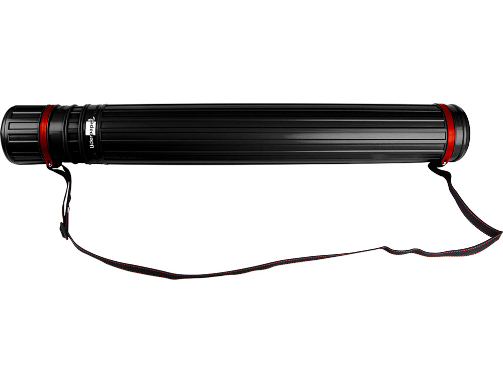 TUBO PORTA DESENHOS EXTENSIVEL 125 CM PRETO