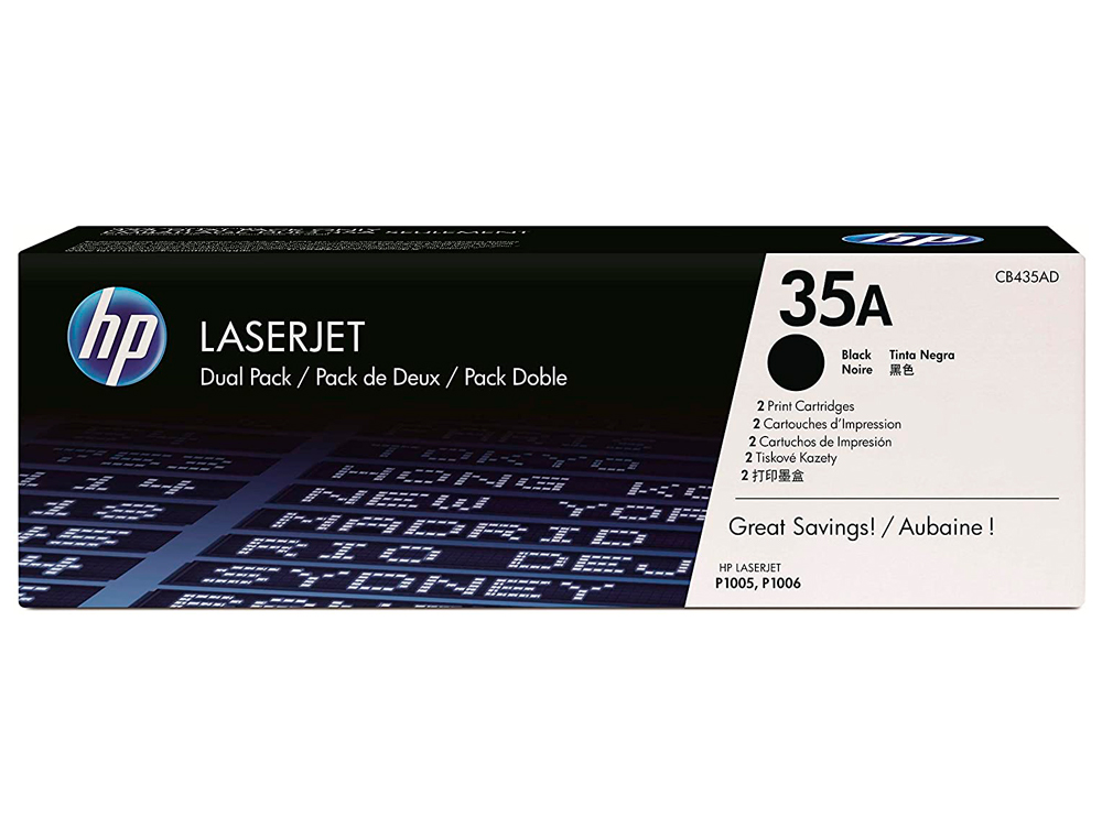 TONER HP LASERJET P1005/1006 PRETO - 1.500 PAG 435A