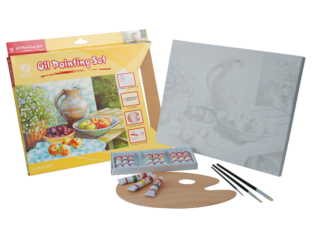 CONJUNTO DE PINTURA A OLEO