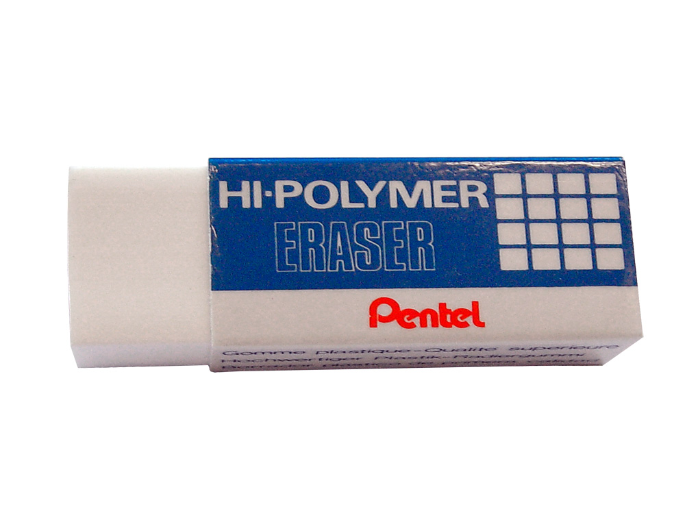 BORRACHA PENTEL BRANCA ZEH10 LAPIS