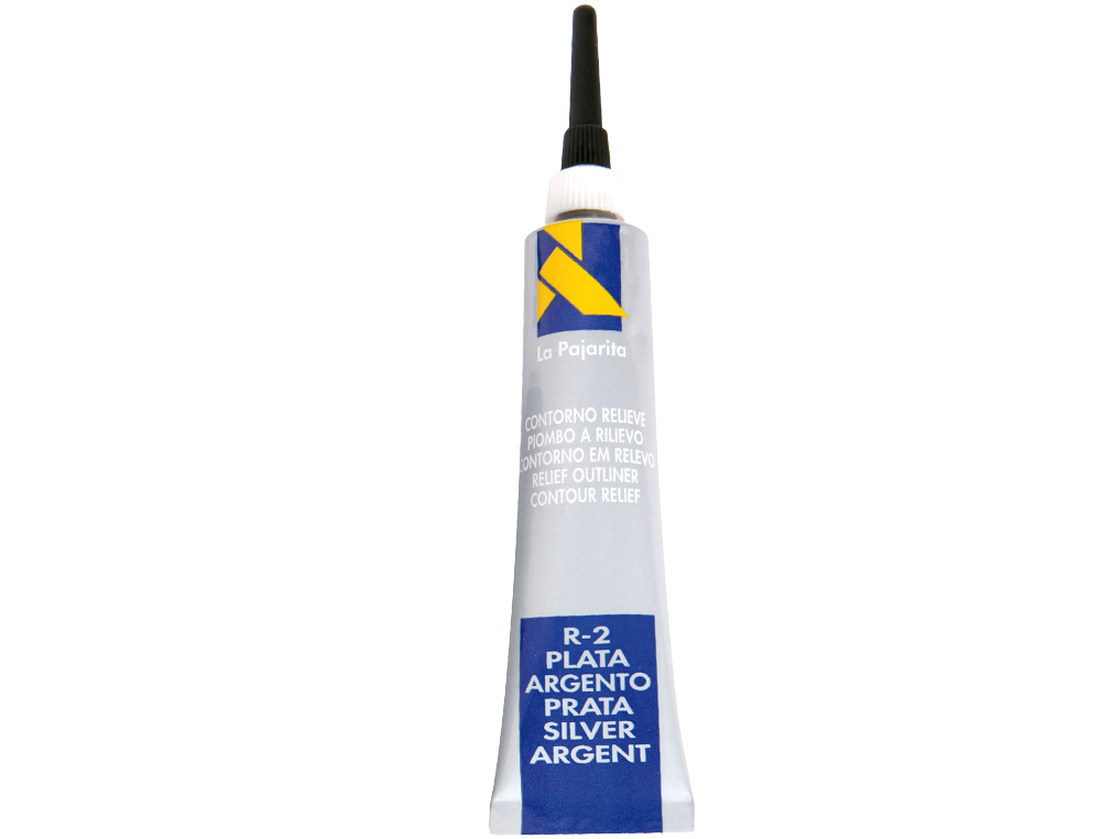 PINTURA PARA CONTORNO PRATA R-2 LA PAJARITA