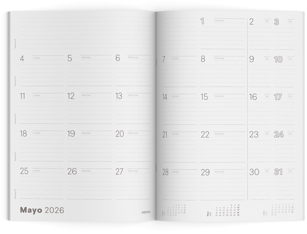 AGENDA ESCOLAR G MES A LA VISTA 2013-2014 CALENDARIO DE PLANIFICACION 18,5 X 28,5 CM