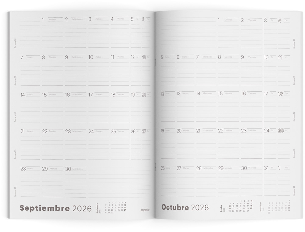 AGENDA ESCOLAR G MES A LA VISTA 2013-2014 CALENDARIO DE PLANIFICACION 18,5 X 28,5 CM