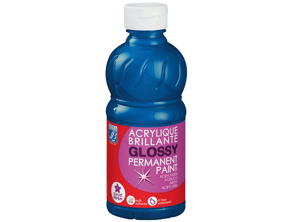PINTURA ACRILICA L&B BRILHO AZUL PRIMARIO BOIAO DE 250 ML