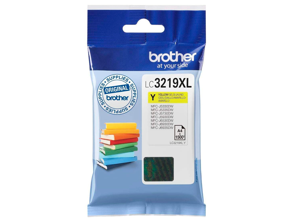 TINTEIRO BROTHER LC-3219XLC MFC-J6530DW / MFC-J6930DW AMARELO 1.500 PAG