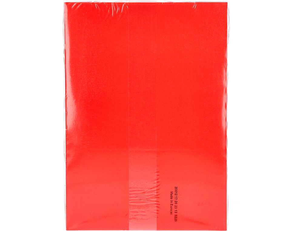 PAPEL DE COR Q-CONNECT DIN A4 80 GR VERMELHO INTENSO EMBALAGEM DE 500 FOLHAS