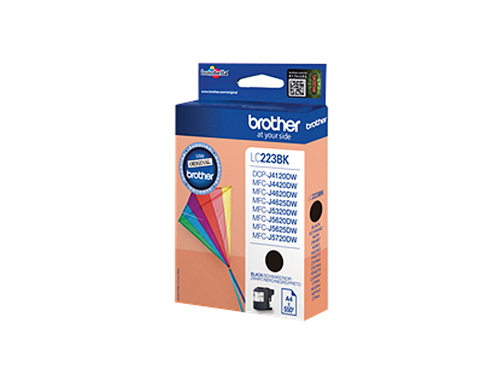 TINTEIRO BROTHER LC-223CBP BLACK -550 PAG DCP4120DW MFCJ4420DW MFCJ4620DW MFCJ5320DW