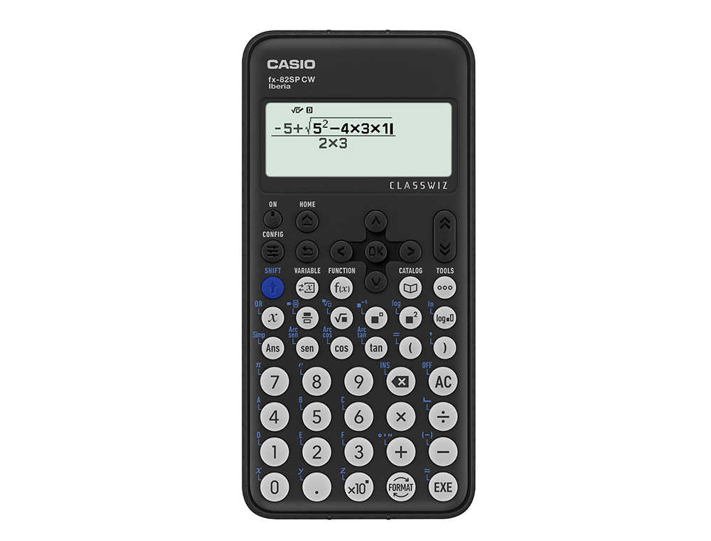 CALCULADORA CASIO FX-82SP CW IBERIA CLASSWIZ CIENTIFICA 300 FUNCOES 9 MEMORIAS COM CAPA