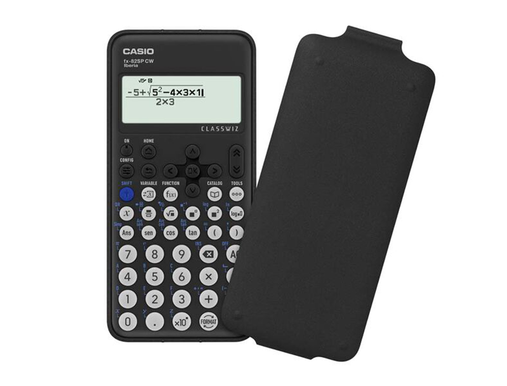 CALCULADORA CASIO FX-82SP CW IBERIA CLASSWIZ CIENTIFICA 300 FUNCOES 9 MEMORIAS COM CAPA