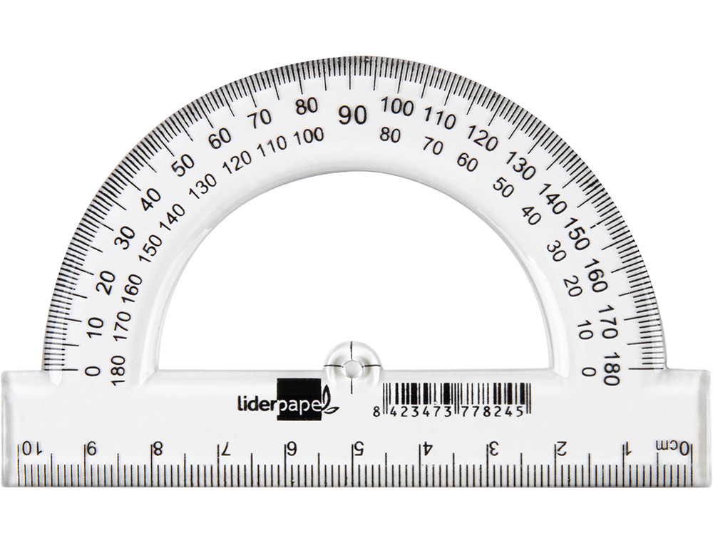 TRANSFERIDOR LIDERPAPEL 10 CM PLASTICO
