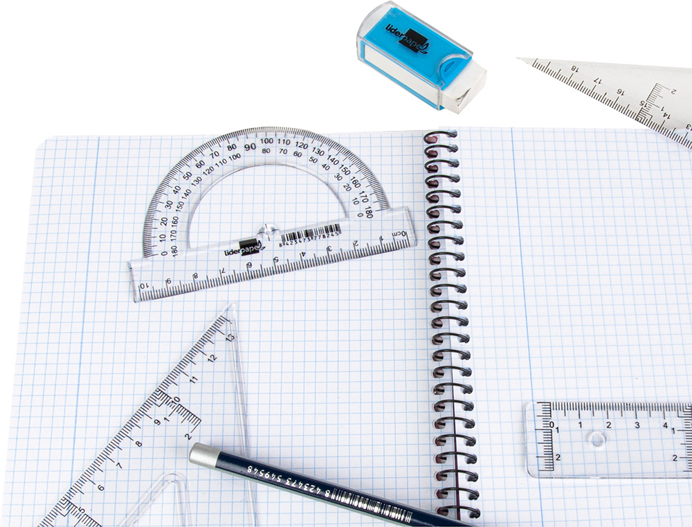 TRANSFERIDOR LIDERPAPEL 10 CM PLASTICO