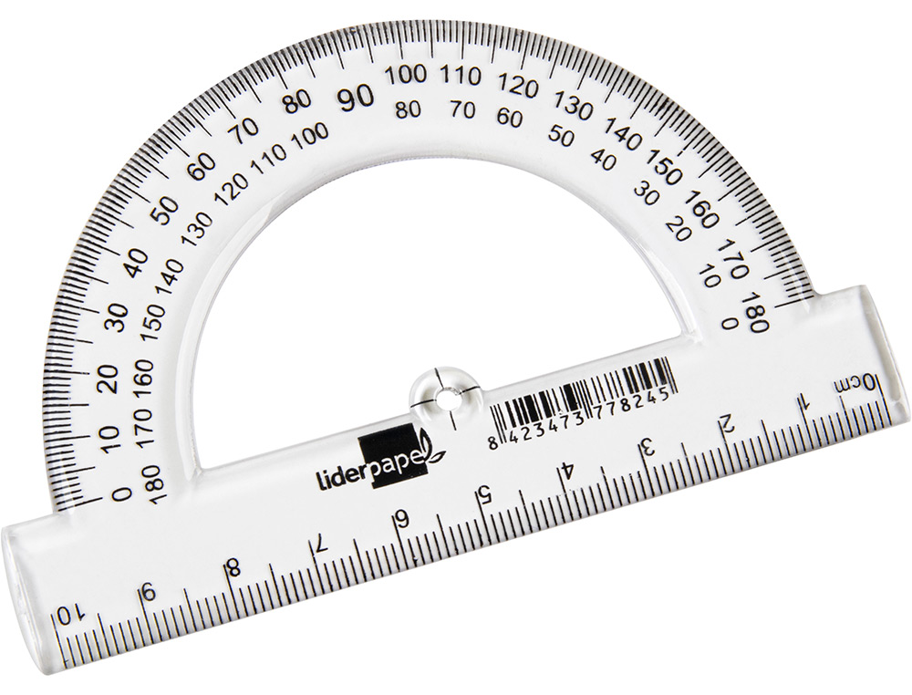 TRANSFERIDOR LIDERPAPEL 10 CM PLASTICO