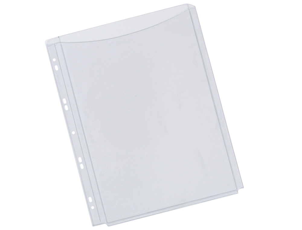 BOLSA CATALOGO/MICA Q-CONNECT COM FOLE DIN A4 PVC 180 MICRONS BOLSA DE 5 UNIDADES