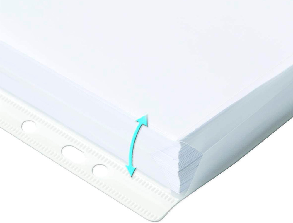 BOLSA CATALOGO/MICA Q-CONNECT COM FOLE DIN A4 PVC 180 MICRONS BOLSA DE 5 UNIDADES