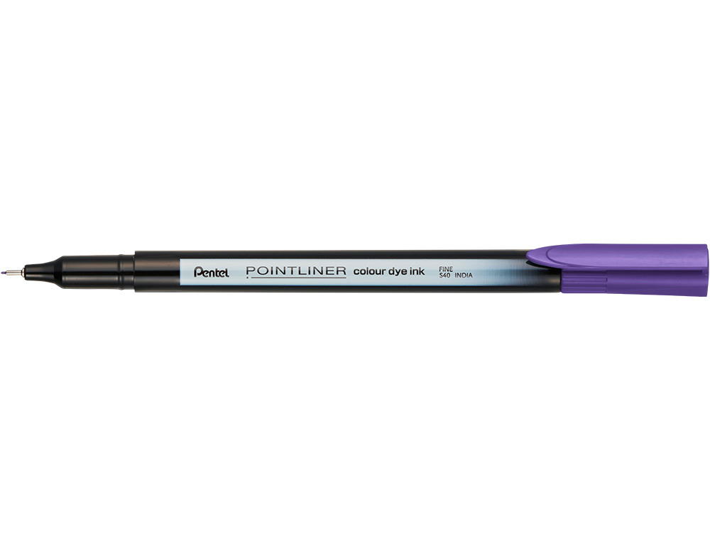 MARCADOR PENTEL DE FIBRA POINTLINER VIOLETA 0,4 MM