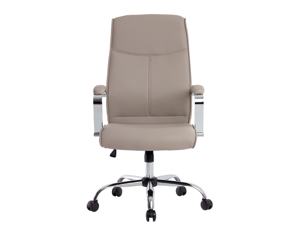 CADEIRA DE DIRECAO Q-CONNECT MODENA IMIT DE PELE BASE METAL ALT MAX 1210 MM LARG 630 MM PROF 650 MM RODAS PREMIUM COR CI