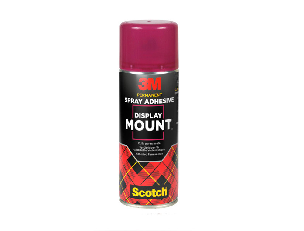 COLA SPRAY EXPOSITOR MOUNT ADESIVO PERMAMENTE PACK DE 400 ML