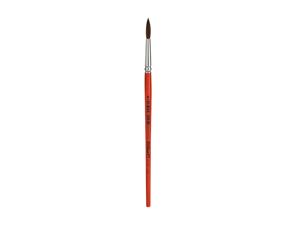 PINCEIS AGUARELA PELIKAN SERIE 23 N 6 VIROLA ALUMINIO