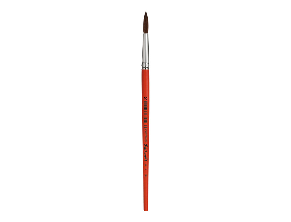 PINCEIS AGUARELA PELIKAN SERIE 23 N 10 VIROLA ALUMINIO