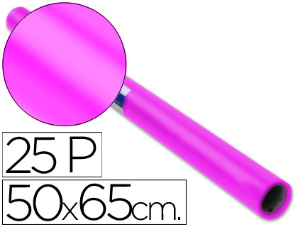 PAPEL LUSTRO SADIPAL 50 X 65 CM 65 GR ROSA FORTE