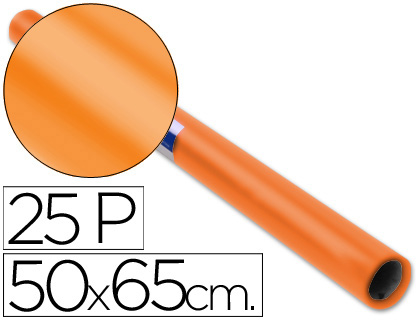 PAPEL LUSTRO SADIPAL 50 X 65 CM 65 GR LARANJA