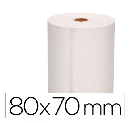Rolos de Papel Trmico Dim. 80x70x11mm - Embalagem 10 Rolos