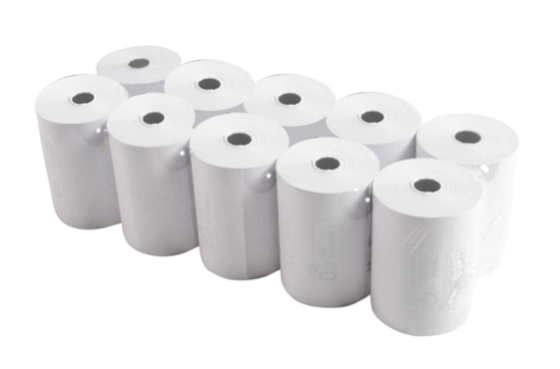 Rolos de Papel Trmico Multibanco Dim. 57x50x11mm - Embalagem 10 Rolos